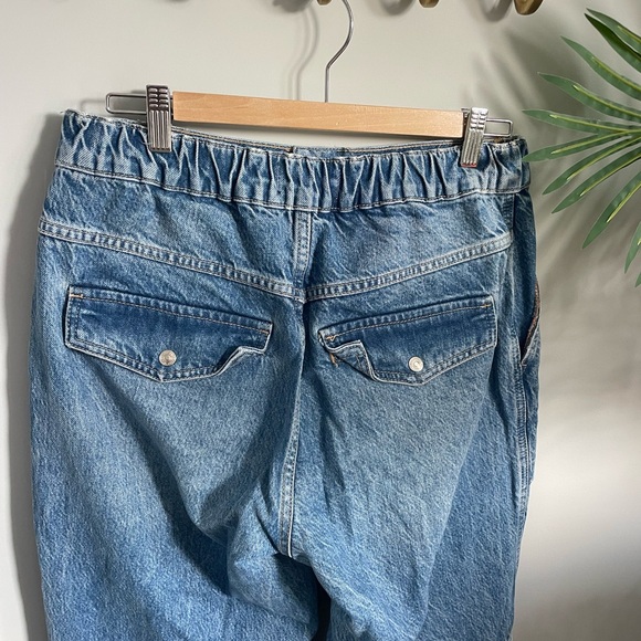 FREE PEOPLE Cargo Denim Jeans - Picture 11 of 13
